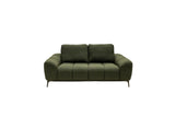 Hallie Fabric 2 Seater - Green