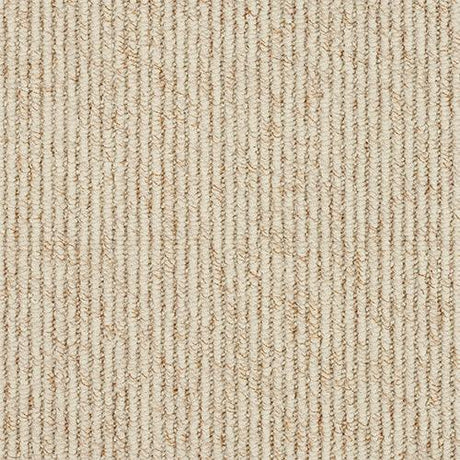 Country Linear Ivory Carpet - Ivory / 2.5m