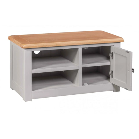 Buy wooden storage bench online, grey entryway shoe cabinet with shelves and door