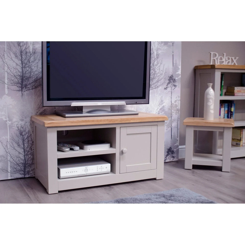 Buy grey wooden TV stand cabinet online, modern living room furniture, entertainment unit