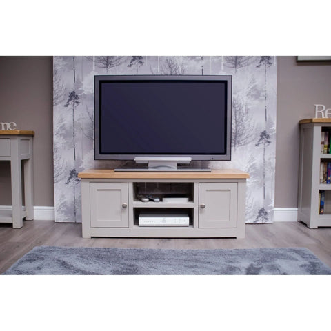Buy wooden TV stand unit with storage online, modern living room furniture, media console