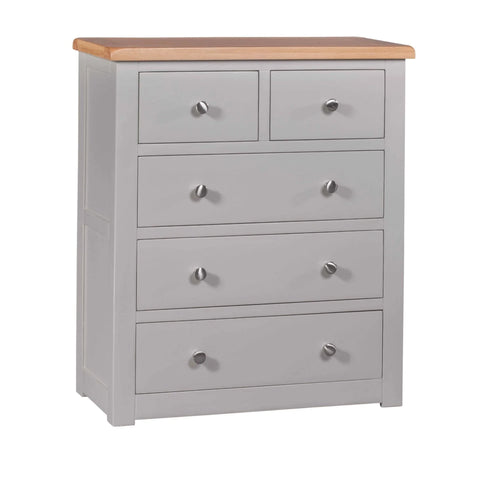 Buy grey wooden chest of drawers online, modern storage cabinet, bedroom furniture