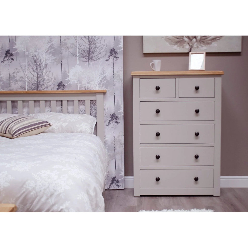 Buy bedroom chest of drawers online, modern grey dresser, bedroom storage furniture