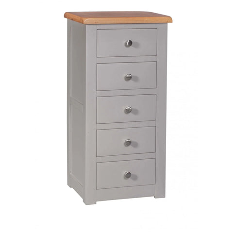 Buy grey wooden chest of drawers online, modern storage cabinet, bedroom furniture