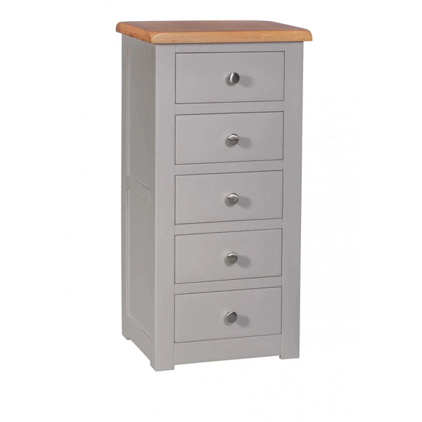 Buy grey wooden chest of drawers online, modern storage cabinet, bedroom furniture