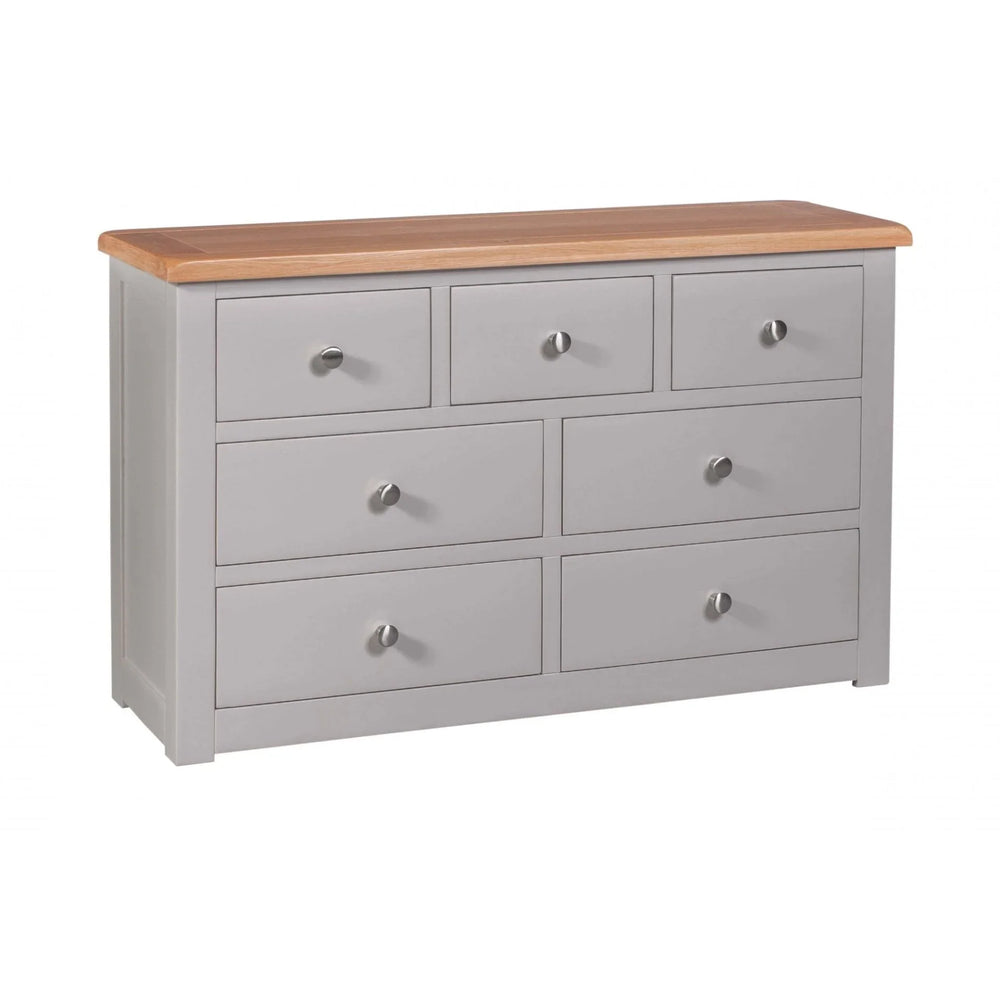 Buy modern grey wooden chest of drawers online, stylish dresser storage, bedroom furniture