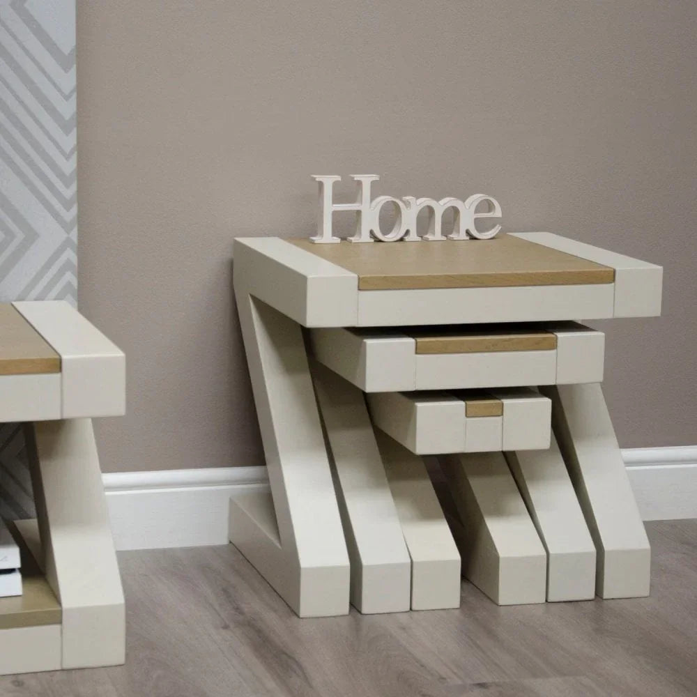 Painted Z Nest Of Tables Frames Only