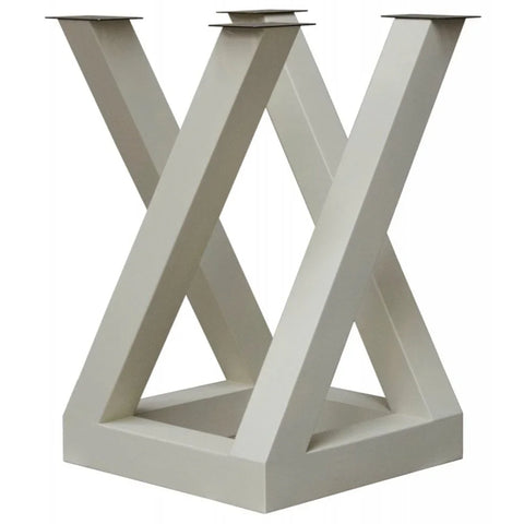 Painted Z Round Dining Table Base Only