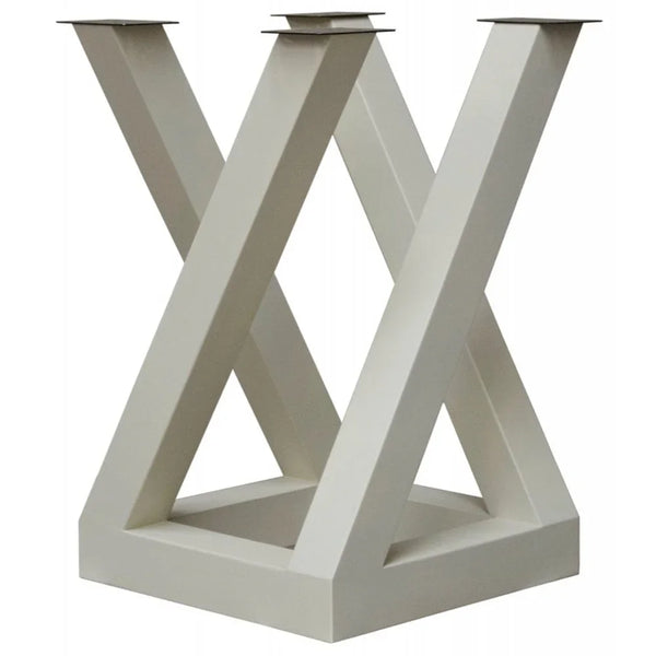 Painted Z Round Dining Table Base Only