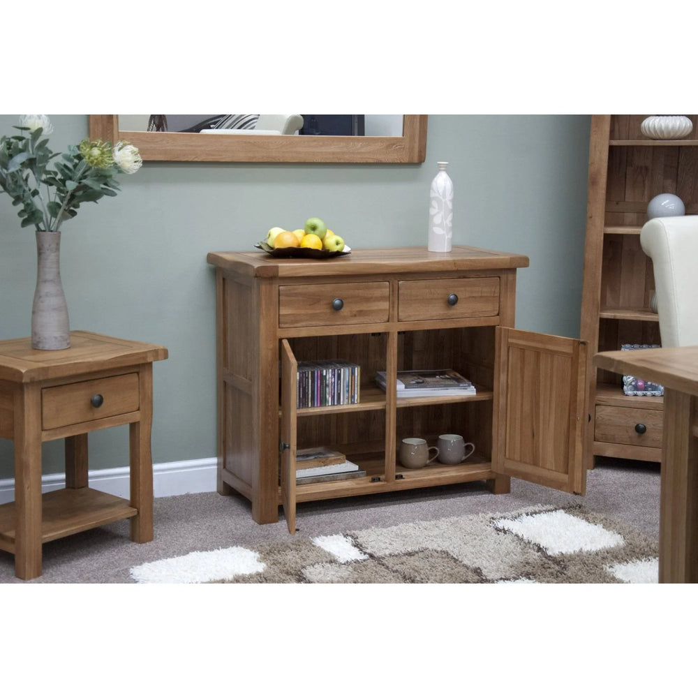 Rustic Oak Small Sideboard