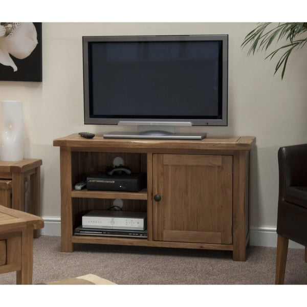 Rustic Oak Tv Cabinet