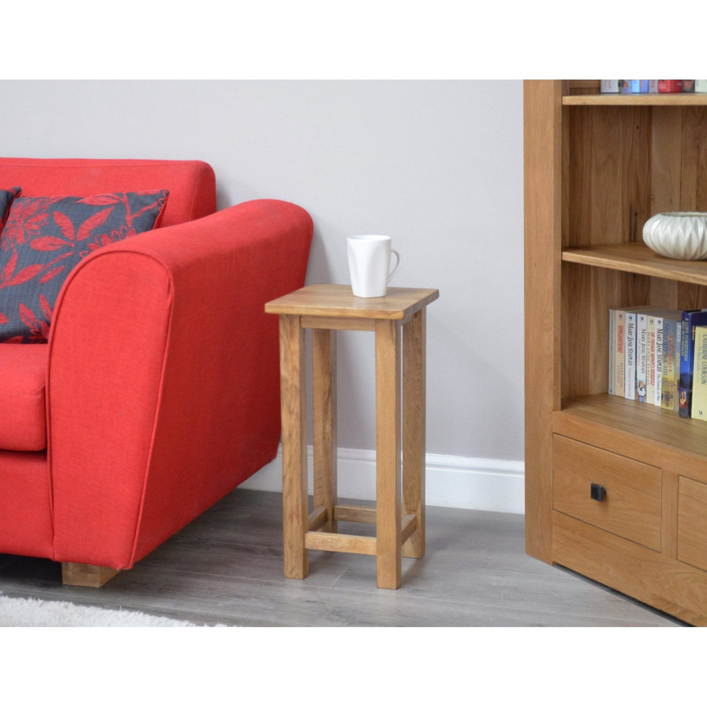 Rustic Occasional Square Lamp Table
