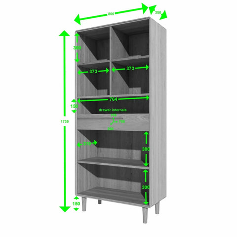 Scandic Large Bookcase