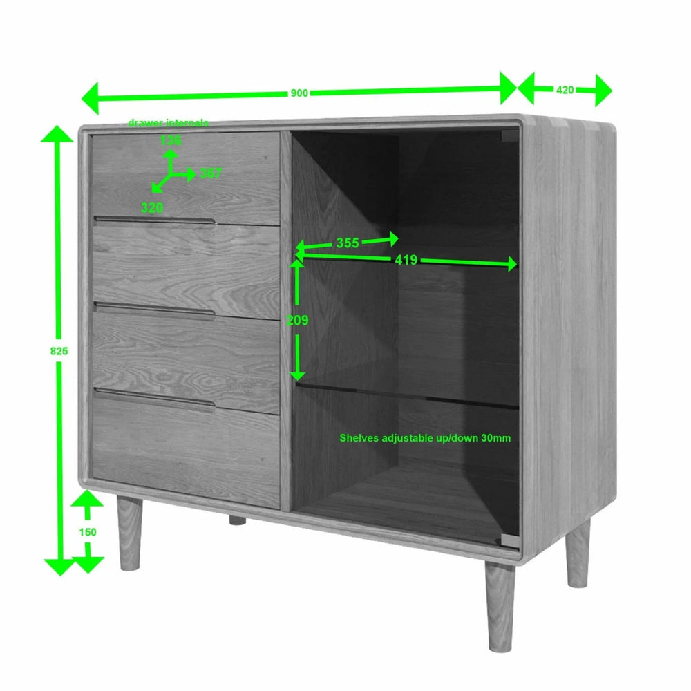 Scandic Small Glazed Chest