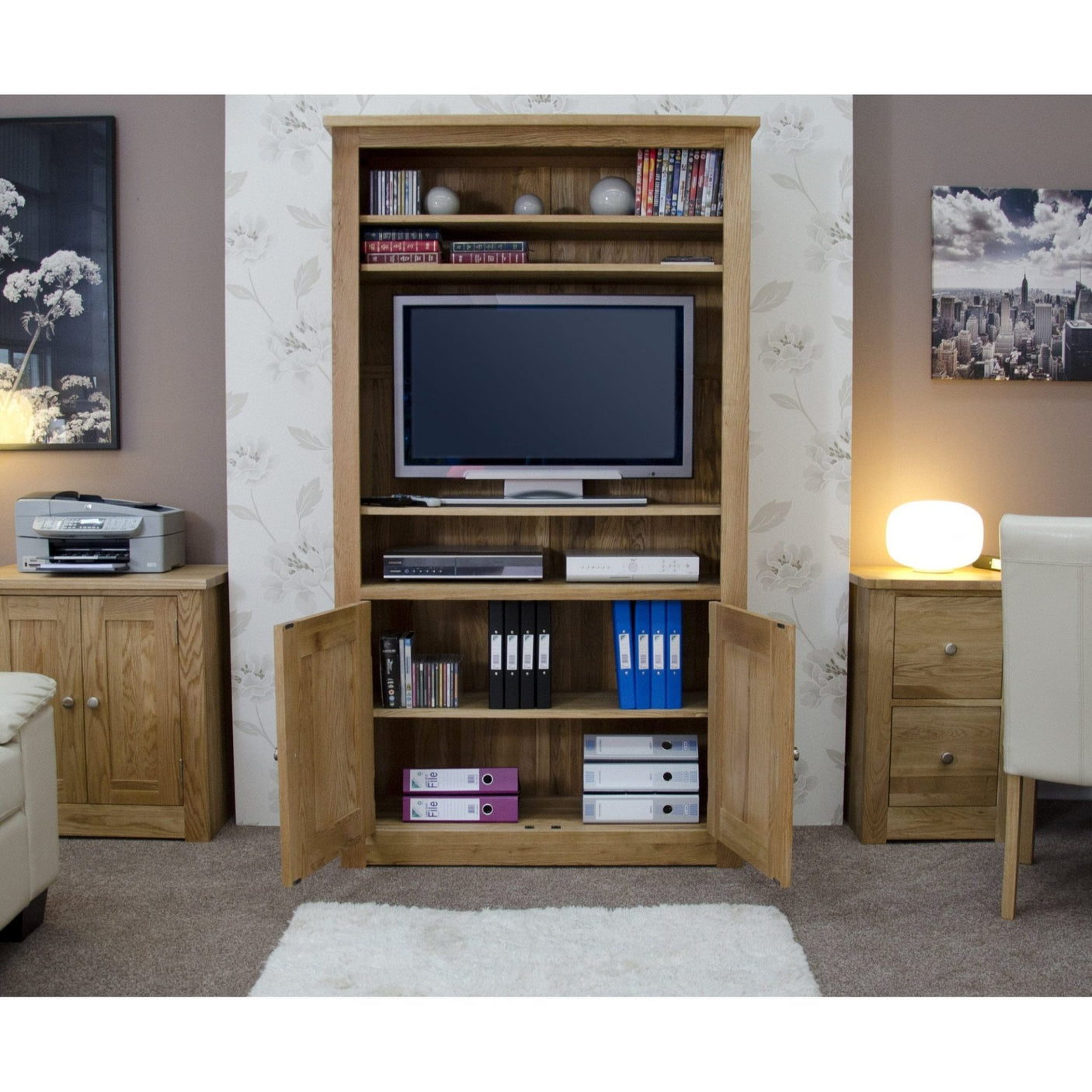 Torino 2 Door Bookcase
