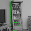 Z 1 Drawer Narrow Bookcase