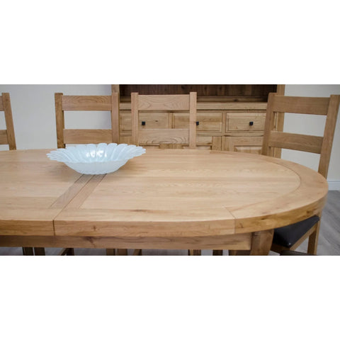 Deluxe x Leg Oval Extending Table