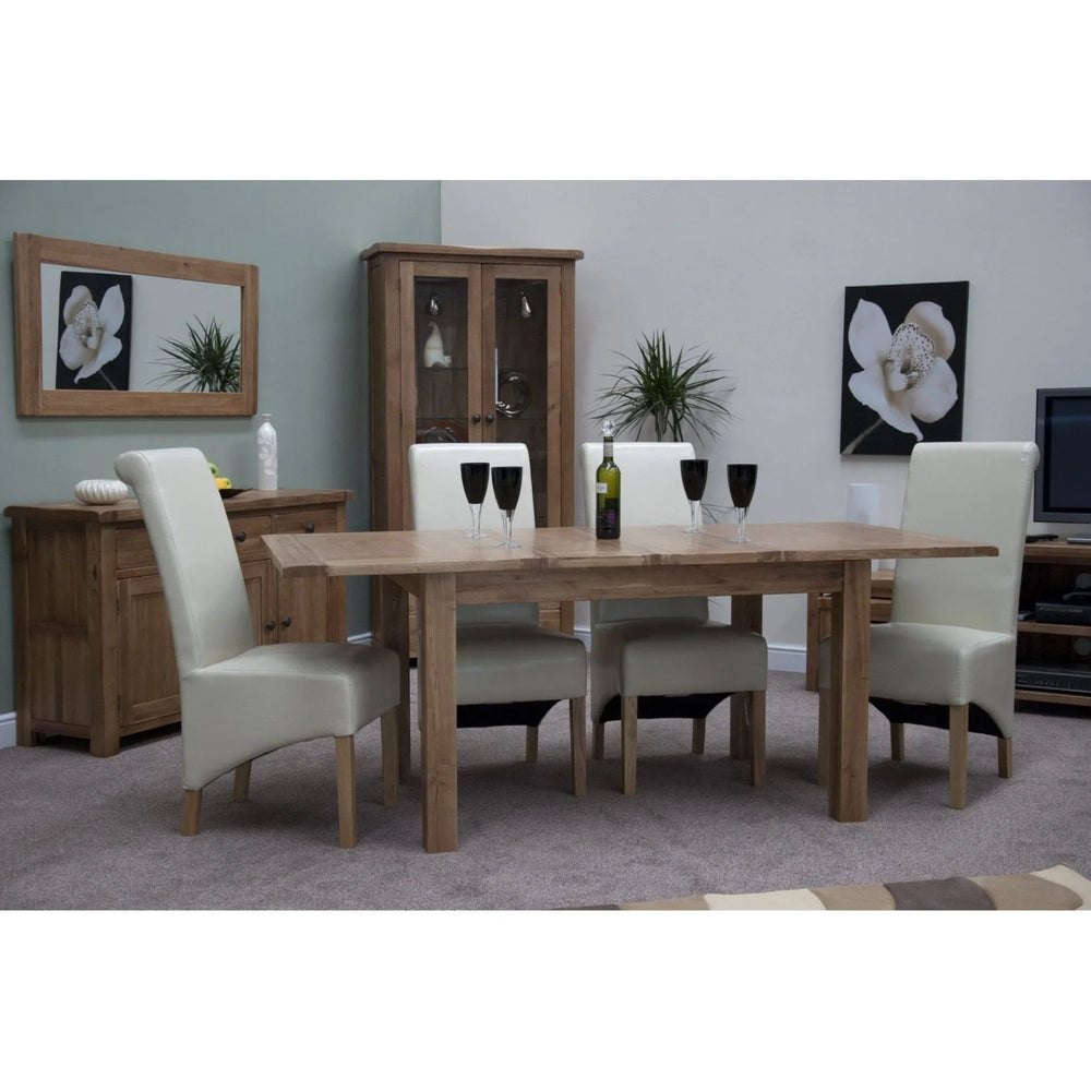 Rustic Oak Extending Dining Table
