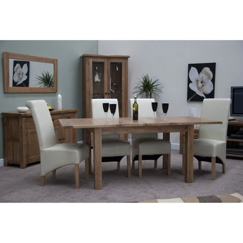 Rustic Oak Extending Dining Table