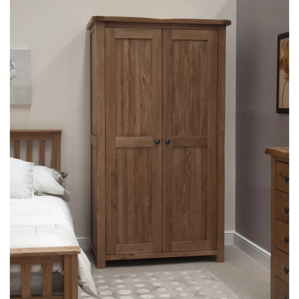 Rustic Oak Wardrobe