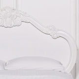 French Carved Rose Cherub Bed