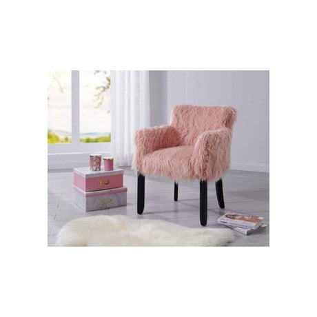 Heavy Shag Faux Sheepskin Tub Chair