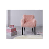 Heavy Shag Faux Sheepskin Tub Chair