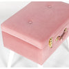 Pink Suitcase Stool With Legs