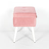 Pink Suitcase Stool With Legs