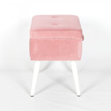 Pink Suitcase Stool With Legs