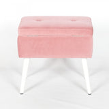 Pink Suitcase Stool With Legs