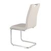 Rimini Dining Chairs Dark Grey PU Seat