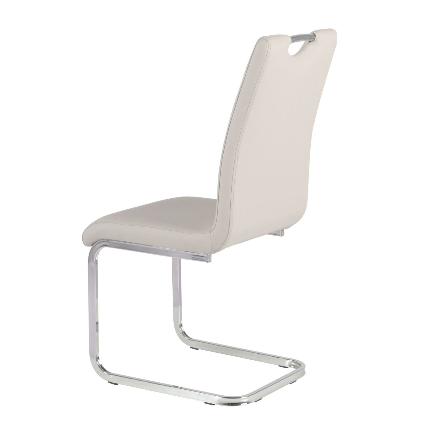 Rimini Dining Chairs Dark Grey PU Seat