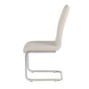 Rimini Dining Chairs Dark Grey PU Seat