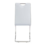 Rimini Dining Chairs Dark Grey PU Seat