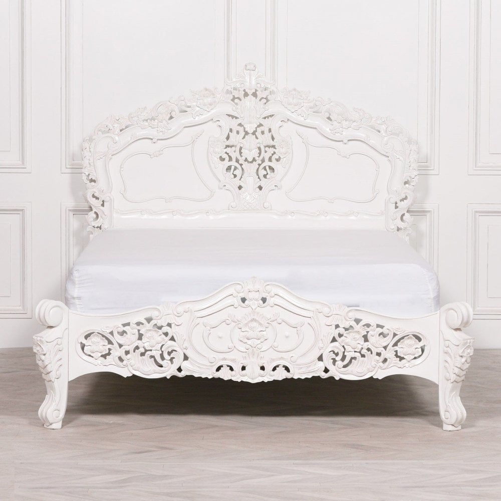 Rococo Carved Bed