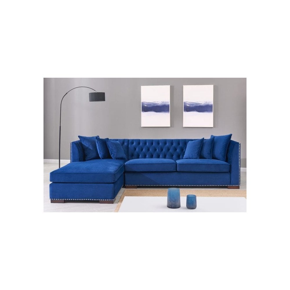 Royal Blue Chester Corner Suite