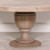 Rustic Wooden Round Dining Table