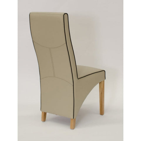 Wave Contrast Piping Dining Chair
