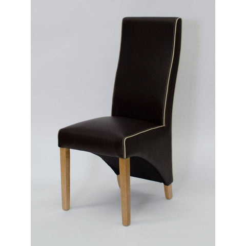 Wave Contrast Piping Dining Chair