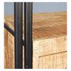 Cosmo Industrial Slim Open Bookcase