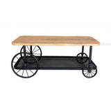 Craft Wheel Console Table