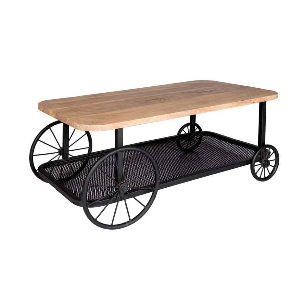 Craft Wheel Console Table
