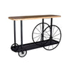 Craft Wheel Console Table