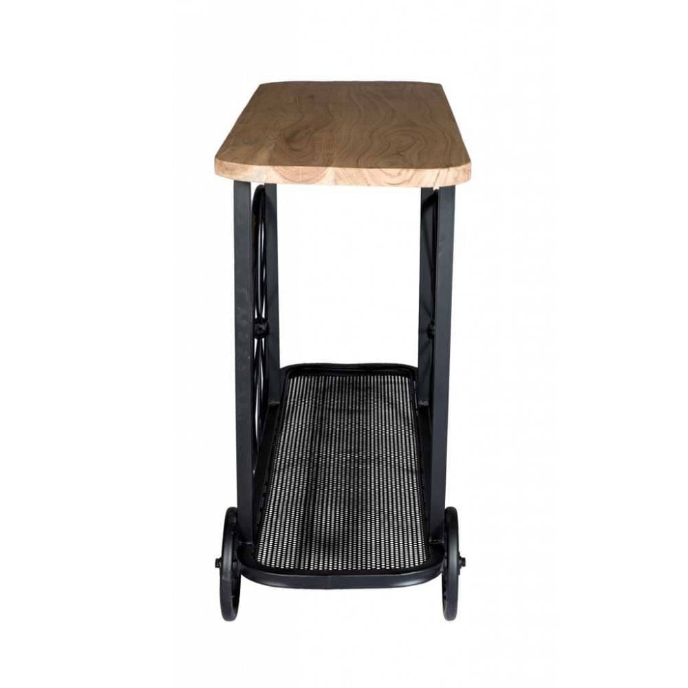 Craft Wheel Console Table