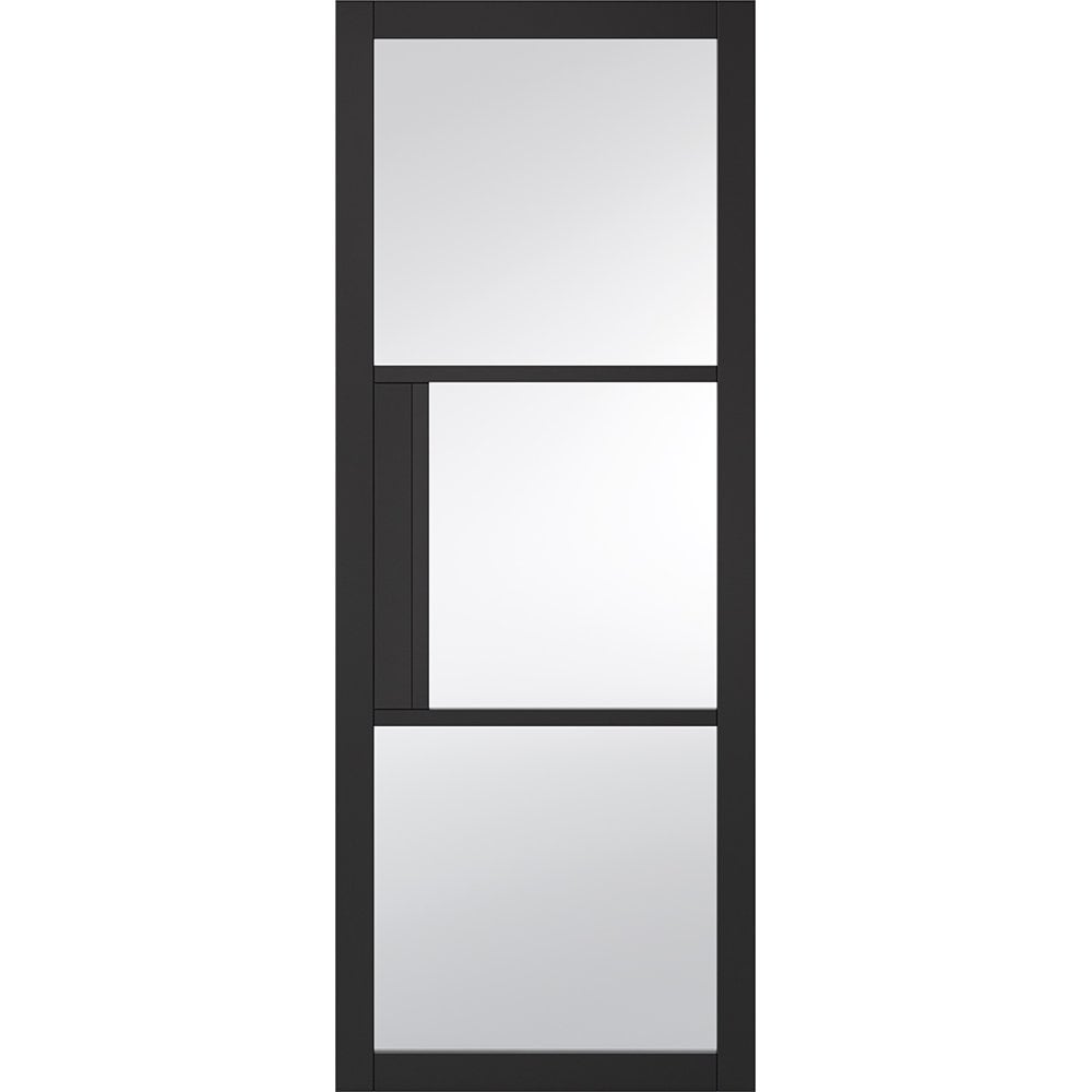 Black Tribeca Glazed 3L Door