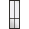 Black Liberty Glazed 4L Door