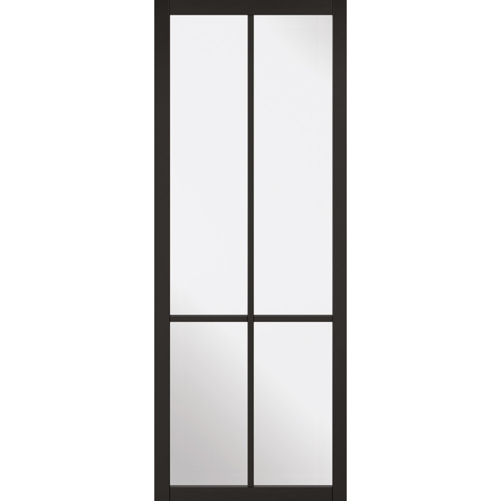 Black Liberty Glazed 4L Door