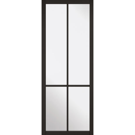 Black Liberty Glazed 4L Door
