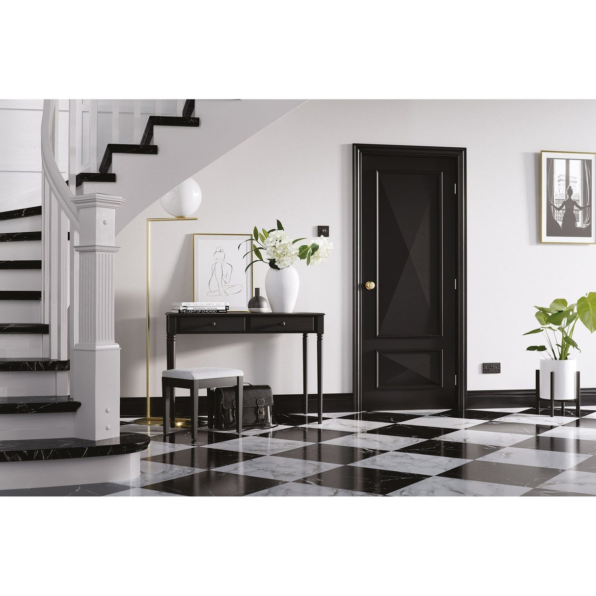 Black Knightsbridge 2P Door